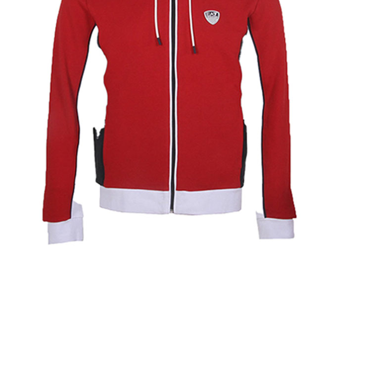 Emporio Armani EA7 Red Logo Hoodie Jacket with Zipper 3GPM85-PJ11Z-1450 圖 6