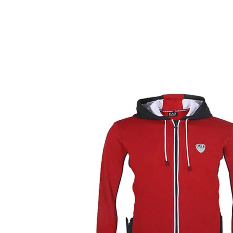Emporio Armani EA7 Red Logo Hoodie Jacket with Zipper 3GPM85-PJ11Z-1450 圖 7