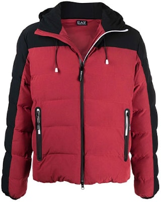 EMPORIO ARMANI EA7 红色双拼拉链加厚夹克 6KPB11-PN1BZ-1459 Buy EMPORIO ARMANI EA7 红色双拼拉链加厚夹克 6KPB11-PN1BZ-1459