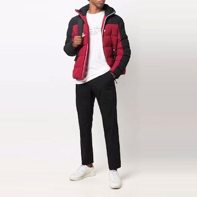 EMPORIO ARMANI EA7 红色双拼拉链加厚夹克 6KPB11-PN1BZ-1459 Lookbook EMPORIO ARMANI EA7 红色双拼拉链加厚夹克 6KPB11-PN1BZ-1459