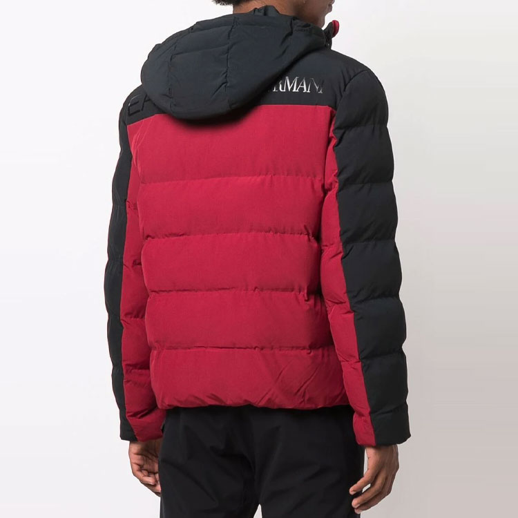 Purchase EMPORIO ARMANI EA7 红色双拼拉链加厚夹克 6KPB11-PN1BZ-1459