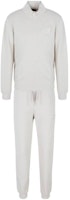 Emporio Armani EA7 Silver Zip-Up Tracksuit Long Sleeve and Pants Set. 6RPV77-PJ9FZ-1716 Emporio Armani EA7 Silver Zip-Up Tracksuit Long Sleeve and Pants Set. 6RPV77-PJ9FZ-1716