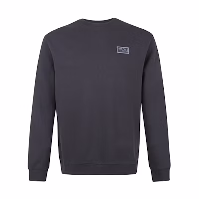 Emporio Armani EA7 Simple Logo Long Sleeve Sweatshirt Navy Blue 6HPM92-PJ07Z-0578