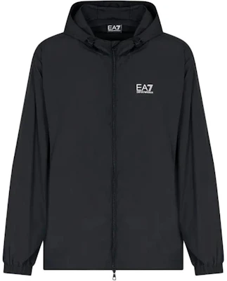 Emporio Armani EA7 Jaket Hoodie Slim Fit Hitam untuk Latihan Fitness 7M000211-AF13190-UC001 Order Emporio Armani EA7 Jaket Hoodie Slim Fit Hitam untuk Latihan Fitness 7M000211-AF13190-UC001