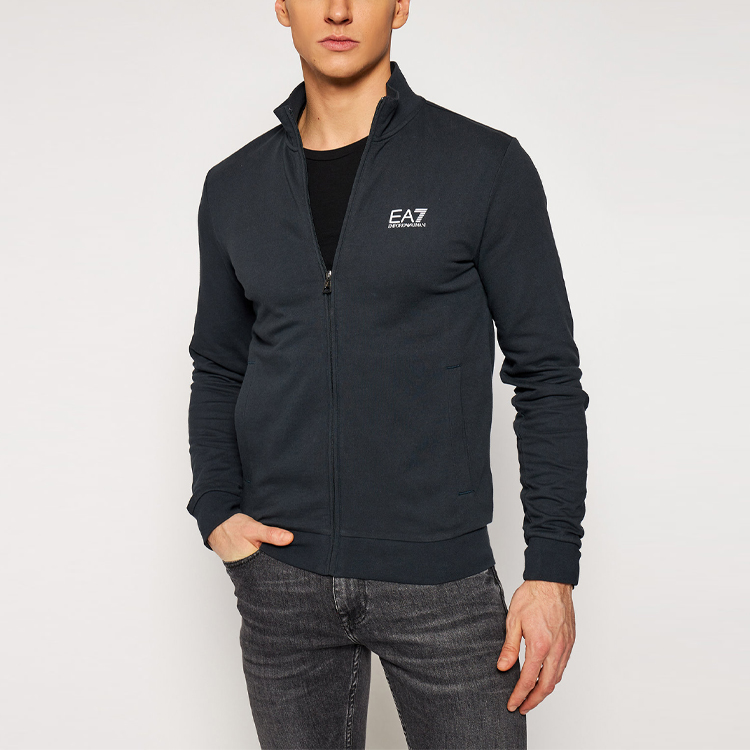 Emporio Armani EA7 Small Logo Stand Collar Casual Jacket - Dark Blue 8NPM01-PJ05Z-1578 圖 5