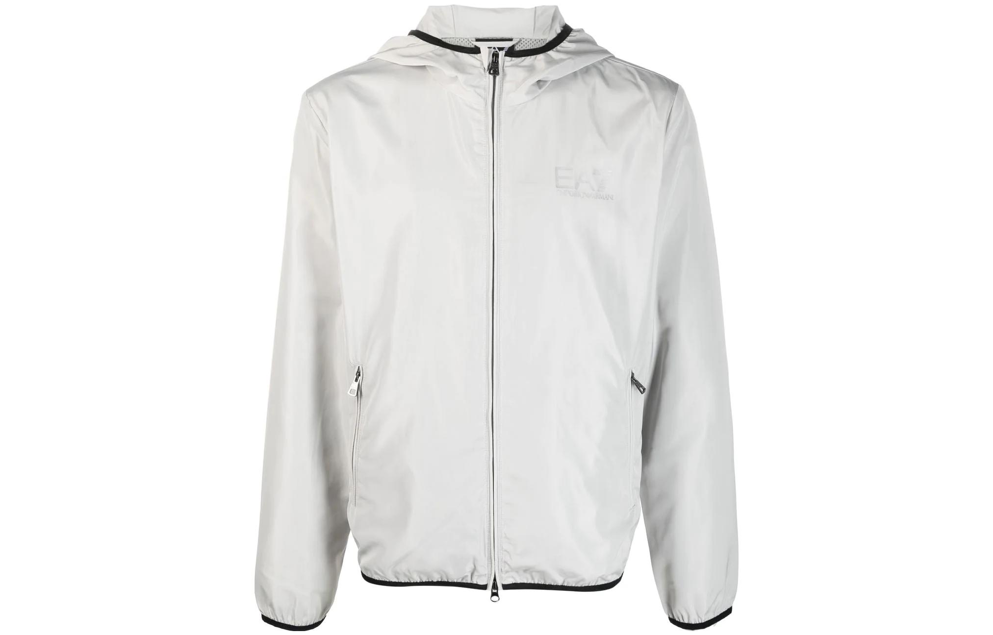 Emporio Armani EA7 Solid Color Logo Printed Casual Hooded Jacket 8NPB04-PNN7Z-1941 圖 2