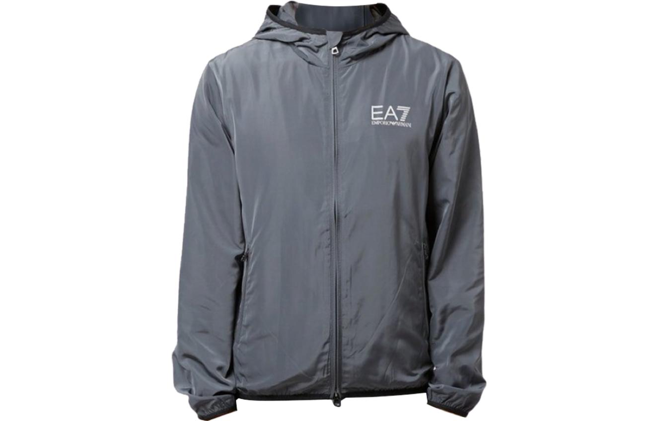 Emporio Armani EA7 Solid Color Logo Printed Casual Hooded Jacket 8NPB04-PNN7Z-1941 圖 6