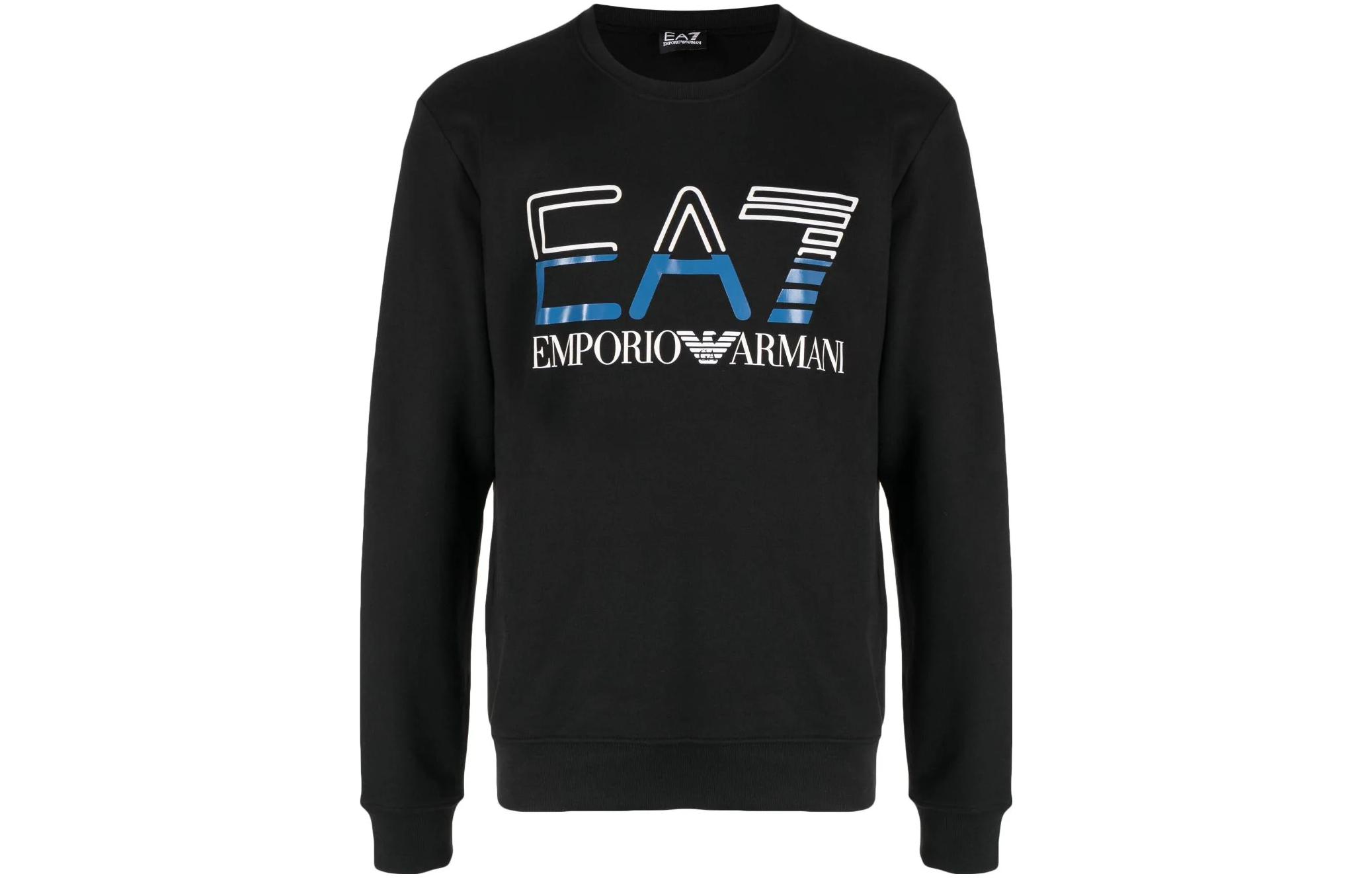 Order Emporio Armani EA7 純色Logo修身款圓領衛衣 3RPM12-PJLSZ-1200