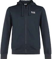 Emporio Armani EA7 Solid Logo Hoodie Zip-Up Jacket - Navy Blue 8NPM03-PJ05Z-0578 Emporio Armani EA7 Solid Logo Hoodie Zip-Up Jacket - Navy Blue 8NPM03-PJ05Z-0578