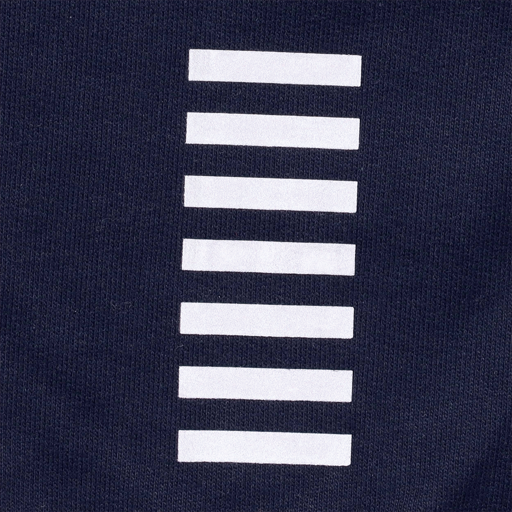 Sizing 엠포리오 아르마니 EA7 솔리드 로고 후드 집업 자켓 - 네이비 블루 8NPM03-PJ05Z-0578