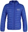Buy Emporio Armani EA7 Solid Logo Print Hooded Down Jacket Blue Winter Coat 8NPB02-PN29Z-1597