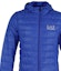Details for Emporio Armani EA7 Solid Logo Print Hooded Down Jacket Blue Winter Coat 8NPB02-PN29Z-1597
