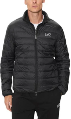 安普里奥·阿玛尼EA7纯色标志拉链夹克 - 木炭黑 8NPB23-PNGPZ-1200 Purchase 安普里奥·阿玛尼EA7纯色标志拉链夹克 - 木炭黑 8NPB23-PNGPZ-1200