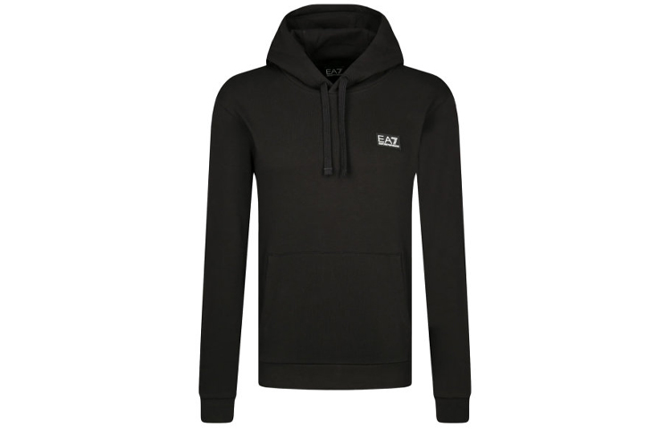 Emporio Armani EA7 SS20 Logo Hoodie Black 3HPM19-PJ8BZ-1200