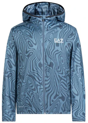 Emporio Armani EA7 SS22 蓝色满印连帽拉链夹克休闲款 3LPB11-PN2TZ-2508 Buy Emporio Armani EA7 SS22 蓝色满印连帽拉链夹克休闲款 3LPB11-PN2TZ-2508