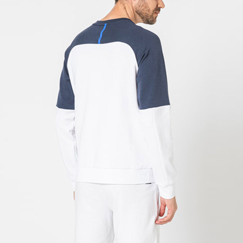 Purchase Emporio Armani EA7 男款 SS22 白色標誌圓領運動衫 3LPM41-PJANZ-1100