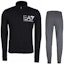Buy Emporio Armani EA7 SS22 Logo Print Jacket Jogger Tracksuit Set. 6YPV53-PJ05Z-22BH