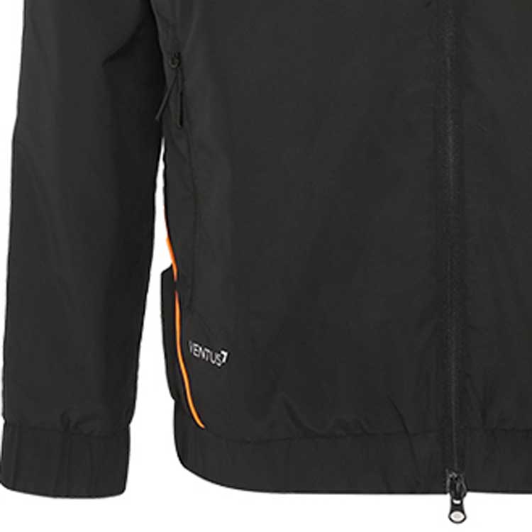 Sizing エンポリオアルマーニ EA7 SS23 ブラック刺繍ロゴジップトラックスーツ 3RPV05-PNP6Z-1200