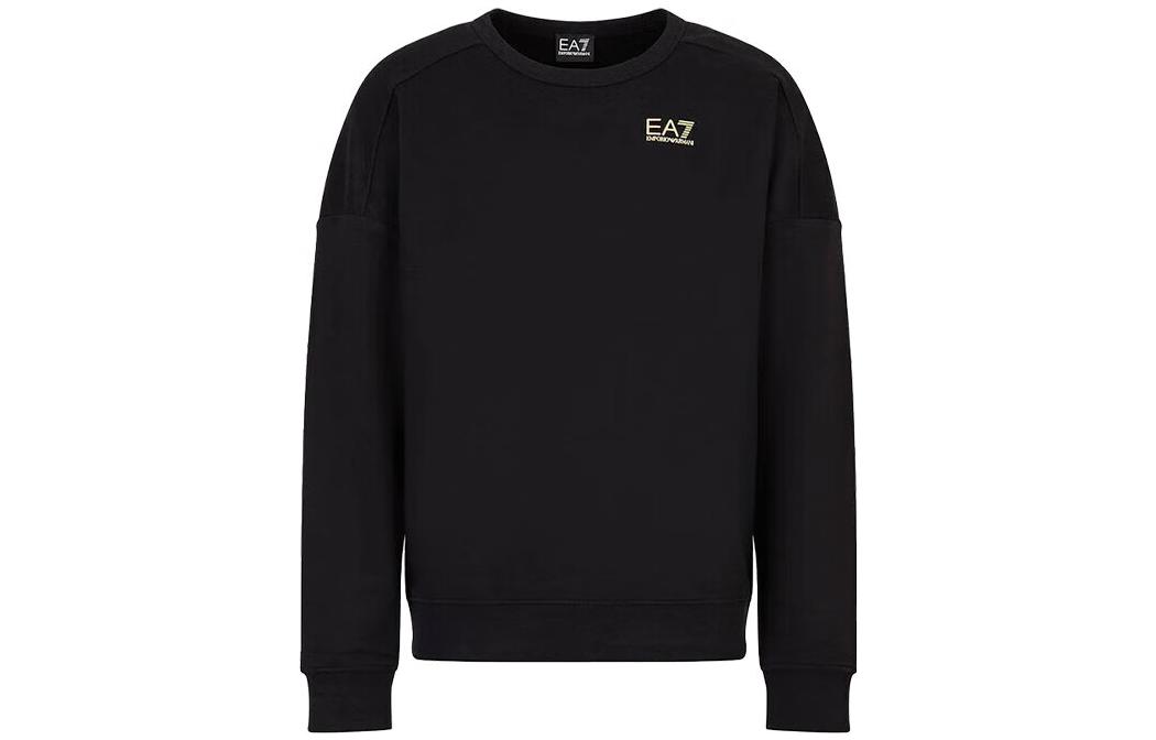 EMPORIO ARMANI EA7 SS23  Letter Print Casual Crewneck Long Sleeve Sweatshirt 3RPM18-PJLSZ-0208