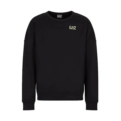 EMPORIO ARMANI EA7 SS23 Letter Print Casual Crewneck Long Sleeve Sweatshirt 3RPM18-PJLSZ-0208