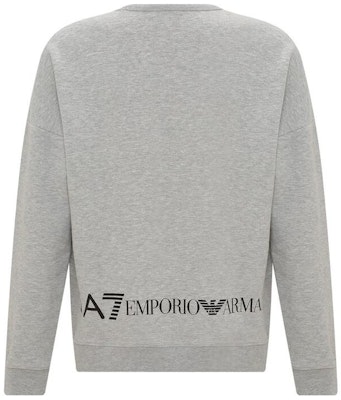 엠포리오 아르마니 EA7 SS23 레터 프린트 캐주얼 크루넥 긴팔 스웨트셔츠 3RPM18-PJLSZ-0208 3