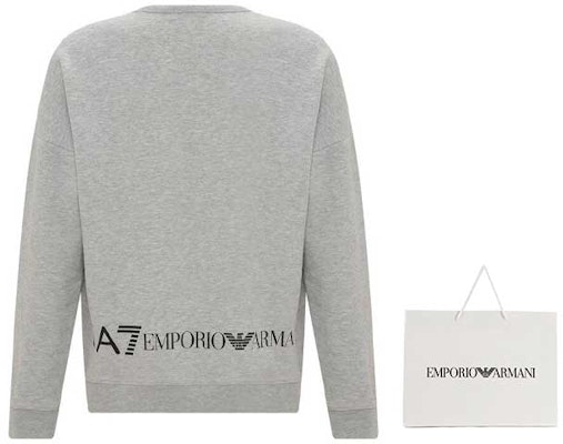 엠포리오 아르마니 EA7 SS23 레터 프린트 캐주얼 크루넥 긴팔 스웨트셔츠 3RPM18-PJLSZ-0208 5
