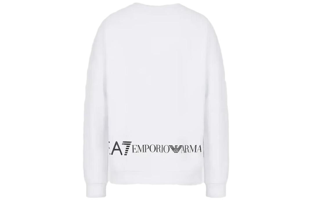 Lookbook 엠포리오 아르마니 EA7 SS23 레터 프린트 캐주얼 크루넥 긴팔 스웨트셔츠 3RPM18-PJLSZ-0208