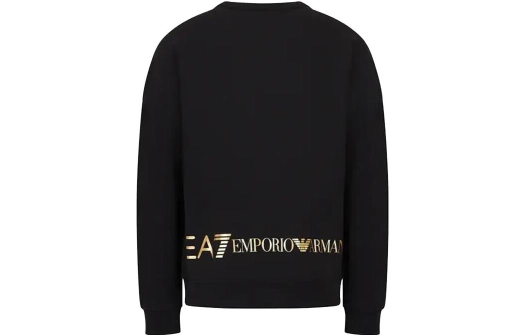 Sizing 엠포리오 아르마니 EA7 SS23 레터 프린트 캐주얼 크루넥 긴팔 스웨트셔츠 3RPM18-PJLSZ-0208