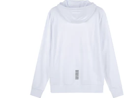 Shop EMPORIO ARMANI EA7 SS23 素色拉鍊運動套裝長褲套裝. 8NPV80-PJ05Z-22BA