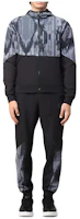 Emporio Armani EA7 SS23 Black Colorblock Zip-up Hoodie 6LPV05-PN6TZ-1200 Emporio Armani EA7 SS23 Black Colorblock Zip-up Hoodie 6LPV05-PN6TZ-1200
