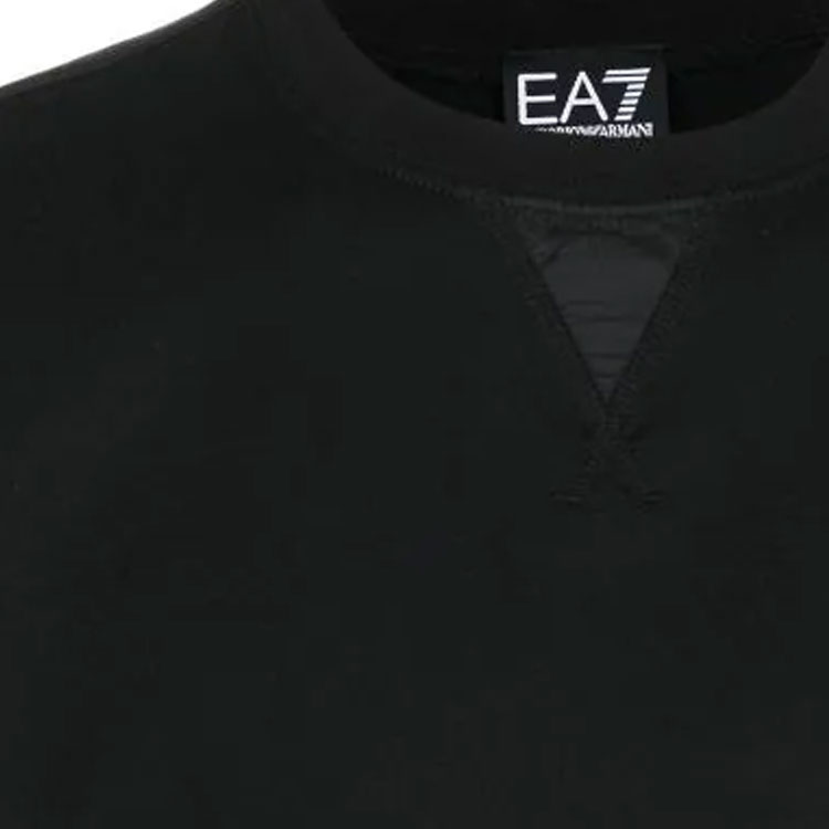 Emporio Armani EA7 SS23 Black Crewneck Pullover Casual Sweatshirt 3RPM26-PJ05Z-1200 圖 6