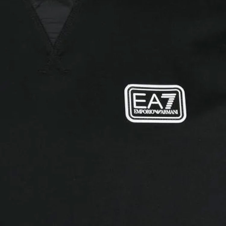 Emporio Armani EA7 SS23 Black Crewneck Pullover Casual Sweatshirt 3RPM26-PJ05Z-1200 圖 7