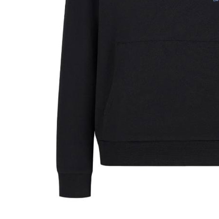 Sizing Emporio Armani EA7 SS23 黑色連帽衫 字母印花設計 6RPM10-PJRJZ-1200