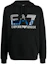 Buy Emporio Armani EA7 SS23 Hoodie Hitam Cetakan Huruf 3RPM13-PJLSZ-1200