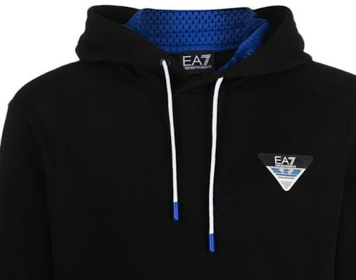 Emporio Armani EA7 Sudadera Negra con Logo SS23 6LPM72-PJEQZ-1200 Details for Emporio Armani EA7 Sudadera Negra con Logo SS23 6LPM72-PJEQZ-1200