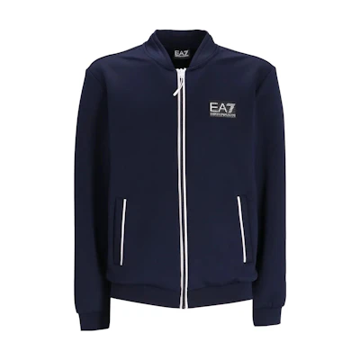 Emporio Armani EA7 SS23 Letter Print Zip-Up Jacket 6LPM22-PJAHZ-1554