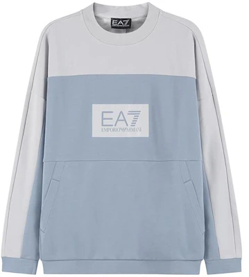 Emporio Armani EA7 男士淡藍色長袖圓領印花衛衣 SS23 系列 3RPM27-PJF3Z-1506 Buy Emporio Armani EA7 男士淡藍色長袖圓領印花衛衣 SS23 系列 3RPM27-PJF3Z-1506