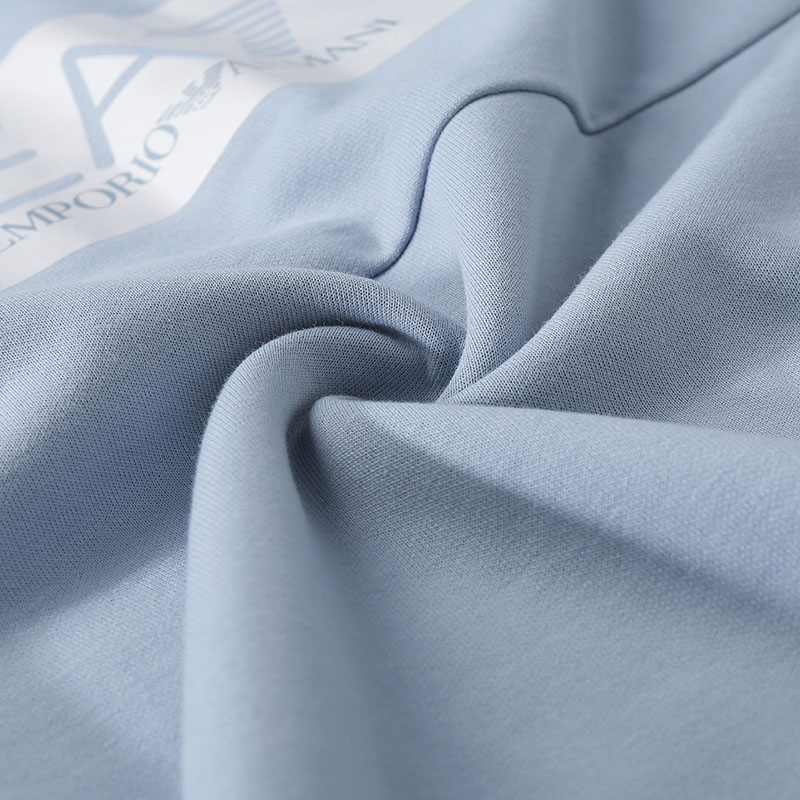 Purchase Emporio Armani EA7 男士淡藍色長袖圓領印花衛衣 SS23 系列 3RPM27-PJF3Z-1506