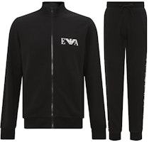 EMPORIO ARMANI EA7 SS23 Logo Print Tracksuit Set Men’s Black 111927-3R571-00020 EMPORIO ARMANI EA7 SS23 Logo Print Tracksuit Set Men’s Black 111927-3R571-00020
