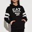 Lookbook エンポリオアルマーニ EA7 SS23 ロゴストライプ柄プルオーバーパーカー ブラック 3RUM04-PJ2SZ-1200