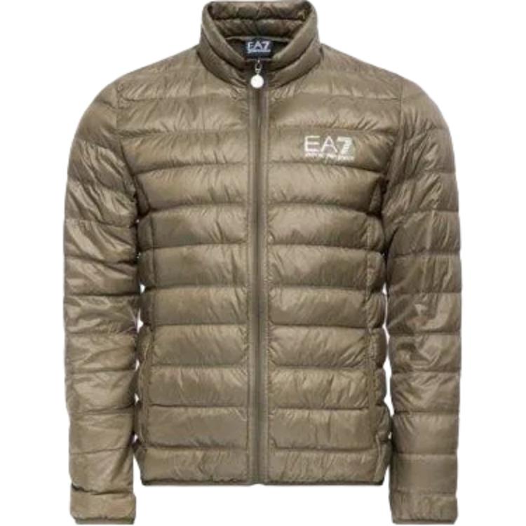 Emporio Armani EA7 SS23 Solid Color Stand Collar Jacket Green Men 8NPB01-PN29Z-1851