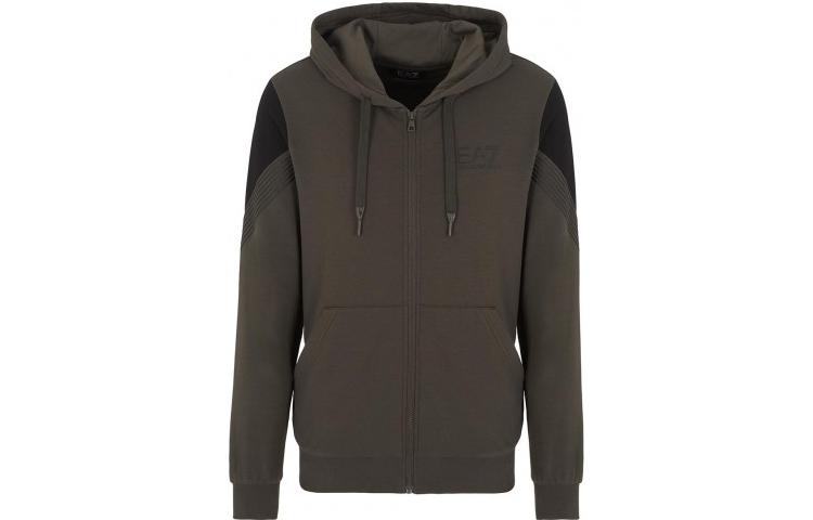 Emporio Armani EA7 SS23 Solid Gray Casual Sweatshirt 6LPM58-PJ9FZ-1866