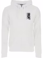 Emporio Armani EA7 SS23 White Plain Casual Hoodie 6KPM85-PJ05Z-1100 Emporio Armani EA7 SS23 White Plain Casual Hoodie 6KPM85-PJ05Z-1100