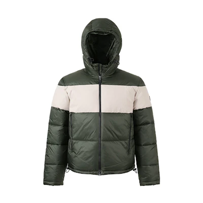 EMPORIO ARMANI EA7 SS24 Colorblock Hooded Zipper Cotton Jacket Multicolor 6RPB41-PNEOZ-1845