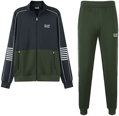 Emporio Armani EA7 SS24 Colorblock Logo Tracksuit with Zippered Pants. 6RPV53-PJ16Z-25CL Buy Emporio Armani EA7 SS24 Colorblock Logo Tracksuit with Zippered Pants. 6RPV53-PJ16Z-25CL