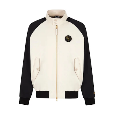 Emporio Armani EA7 SS24 Logo Print Colorblock Jacket for Men - Multicolor 3DPB14-PNFRZ-1946