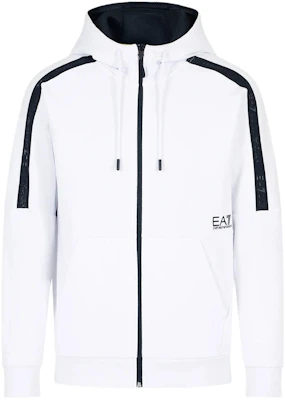 Sudadera con Capucha Emporio Armani EA7 SS24 Blanca de Manga Larga con Logo. 3DPM88-PJEQZ-1100 Buy Sudadera con Capucha Emporio Armani EA7 SS24 Blanca de Manga Larga con Logo. 3DPM88-PJEQZ-1100