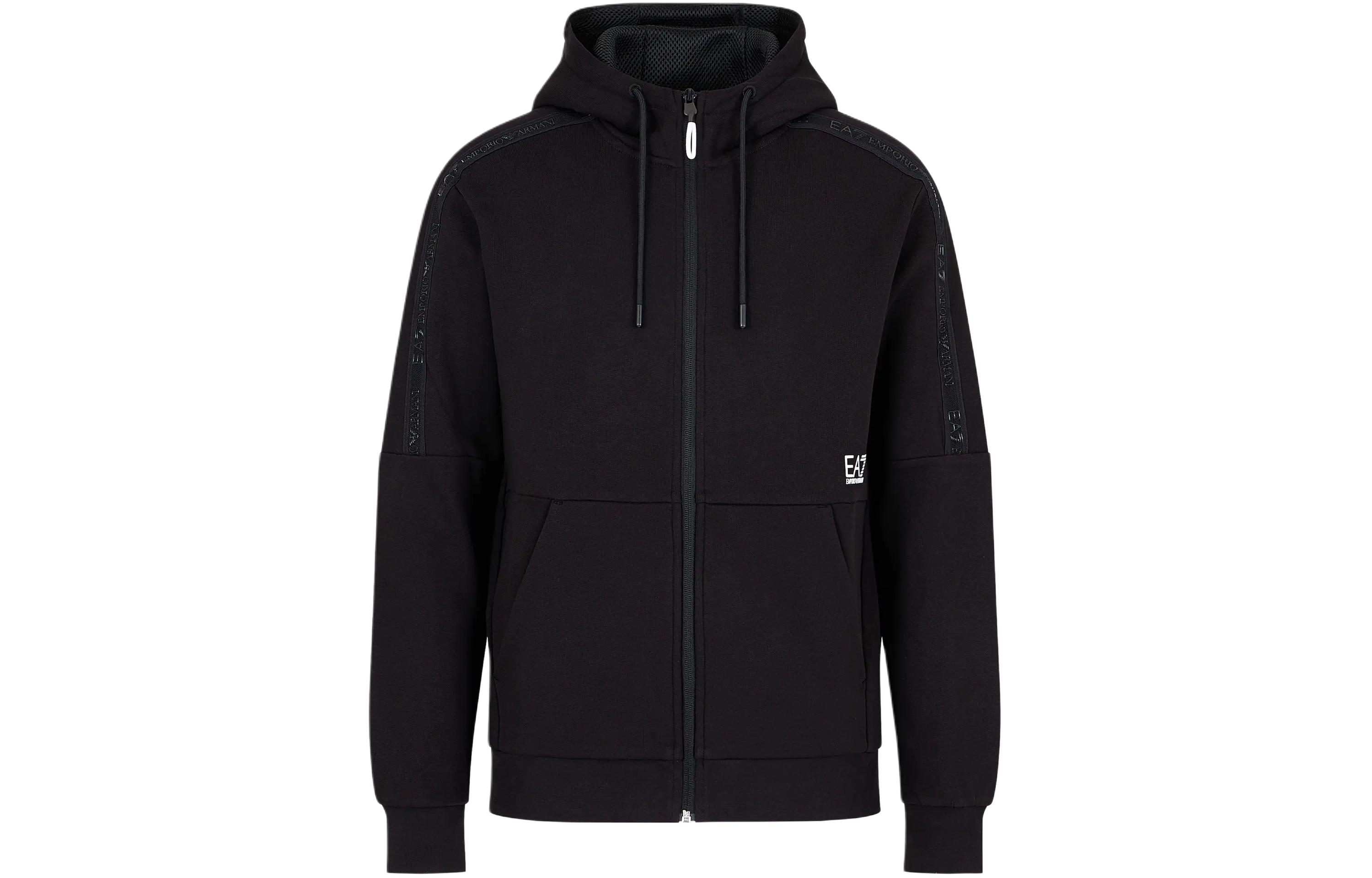 Emporio Armani EA7 SS24 Logo Print Hoodie with Zipper and Drawstring for Men 3DPM88-PJEQZ-0923 圖 13