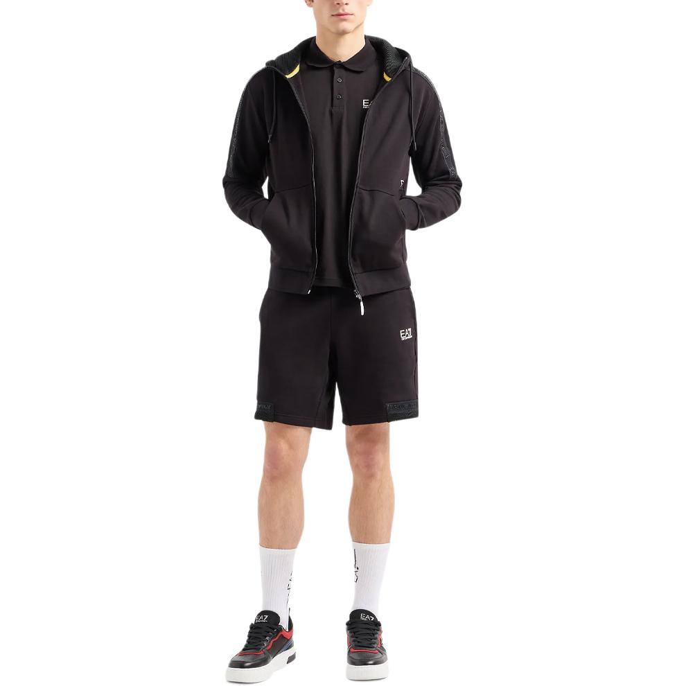 Emporio Armani EA7 SS24 Logo Print Hoodie with Zipper and Drawstring for Men 3DPM88-PJEQZ-0923 圖 14