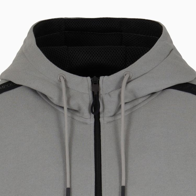 Emporio Armani EA7 SS24 Logo Print Hoodie with Zipper and Drawstring for Men 3DPM88-PJEQZ-0923 圖 7